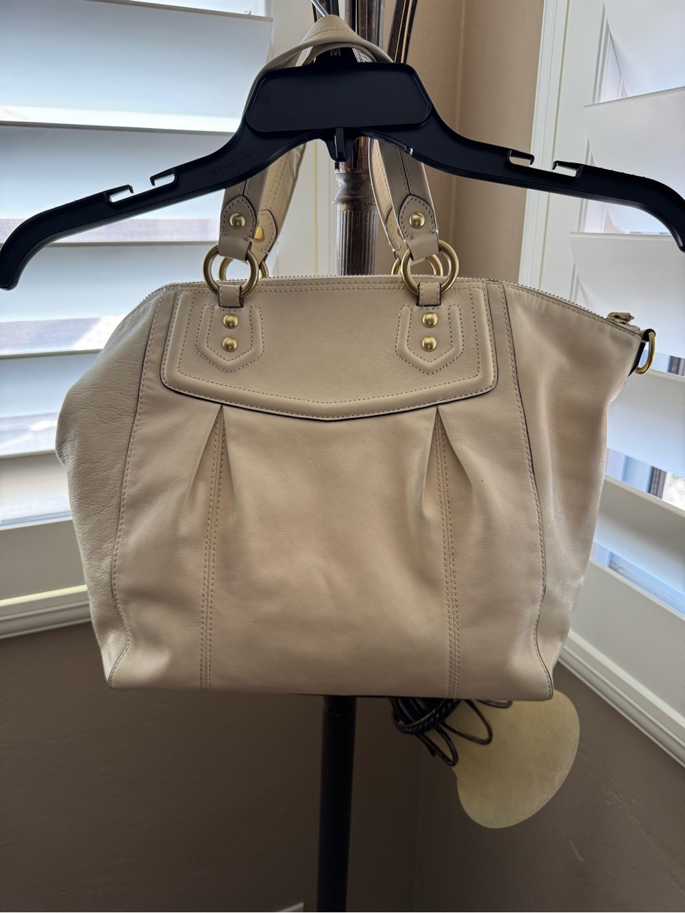 Coach Madison leather Audrey satchel handbag - Picture 2 of 6